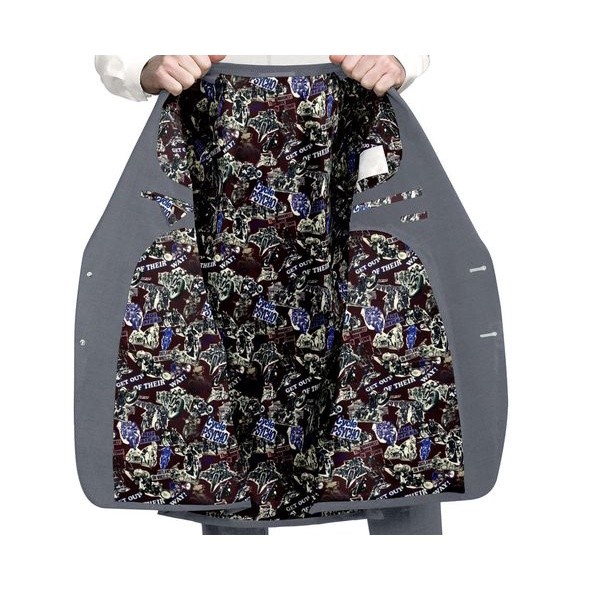 The Flamboyant Collection by Lessona! Crafted from 100% Cupro Article No. PBM-52 ผ้าซับในสูท