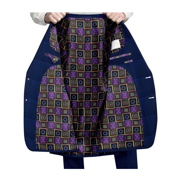 The Flamboyant Collection by Lessona! Crafted from 100% Cupro Article No. PBM-11 ผ้าซับในสูท