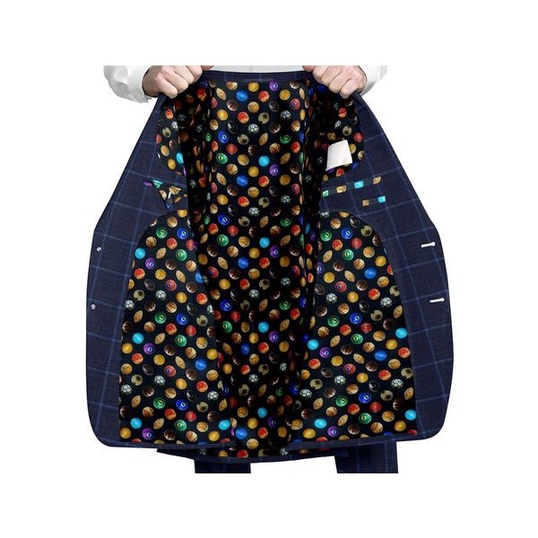 The Flamboyant Collection by Lessona! Crafted from 100% Cupro Article No. PBM-38 ผ้าซับในสูท