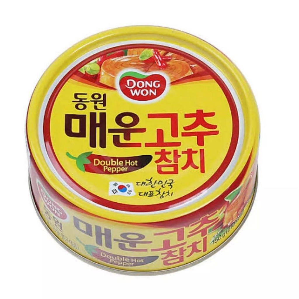 ทูน่ากระป๋องเกาหลี สูตรเผ็ดมาก dongwon hot pepper tuna original 매운고추참치 100g
