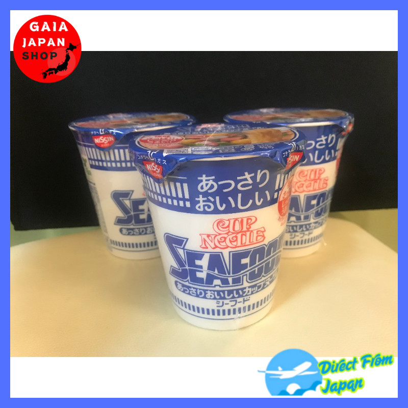 Cup Noodles Lightly Delicious Cup Noodles Seafood Nissin Foods Cup Noodles 60g x 3 Direct from Japan