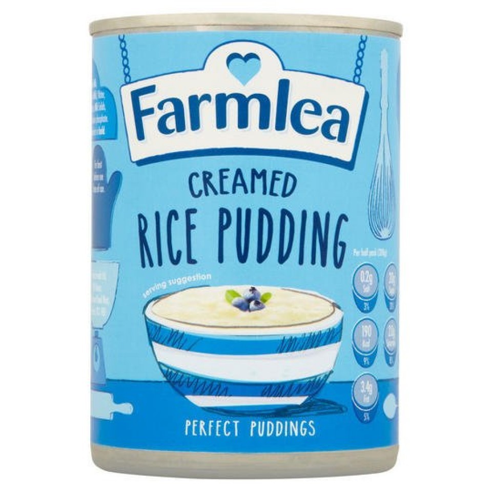 Farmlea Creamed Rice Pudding 400g ฟาร์มลีพุดดิ้งครีม ขนาด 400กรัม