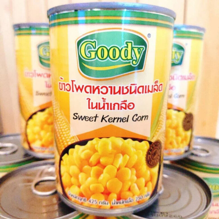 3 แถม 2 ข้าวโพดหวานชนิดเมล็ดในน้ำเกลือ ตรากู๊ดดี้ 425ก