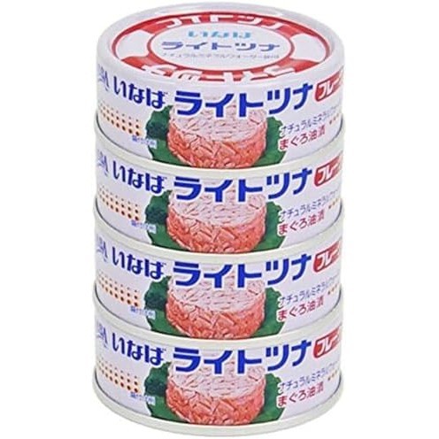 kumamon JapanInaba Foods Inaba Light Tuna Flake 4 Cans P